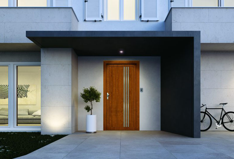 PORTE D’ENTRÉE EN PVC